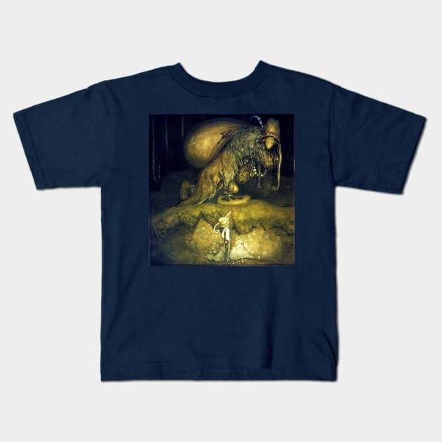 The Adventure - John Bauer Kids T-Shirt by forgottenbeauty